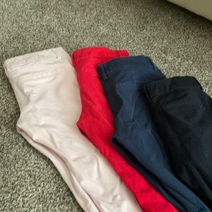 Set of old navy work pants